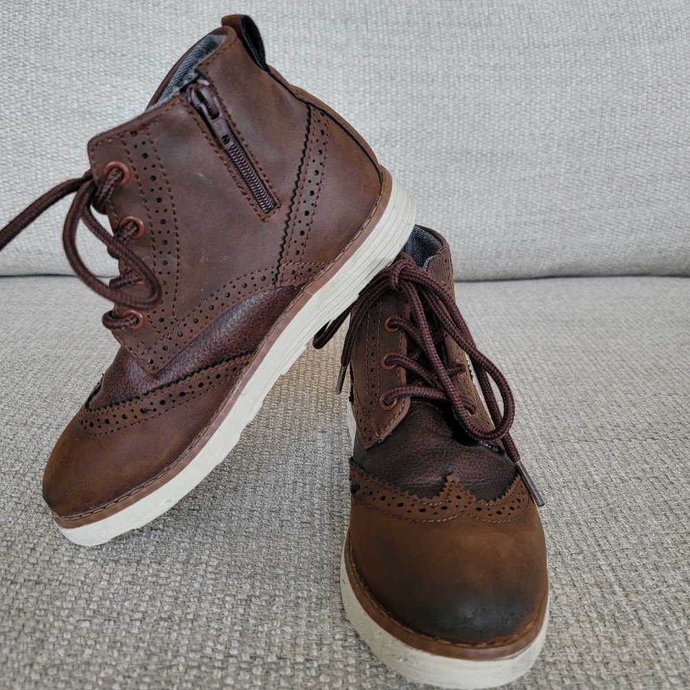 Brown boots - boys